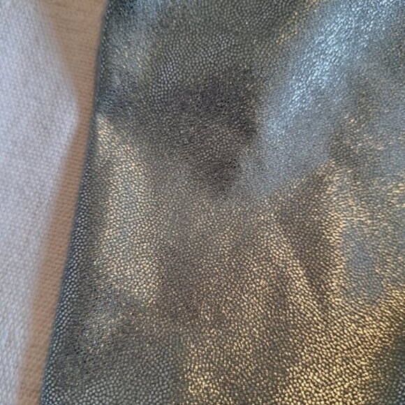 Balera girls size Large silver metallic full length legging, high waisted, EUC - Picture 6 of 6